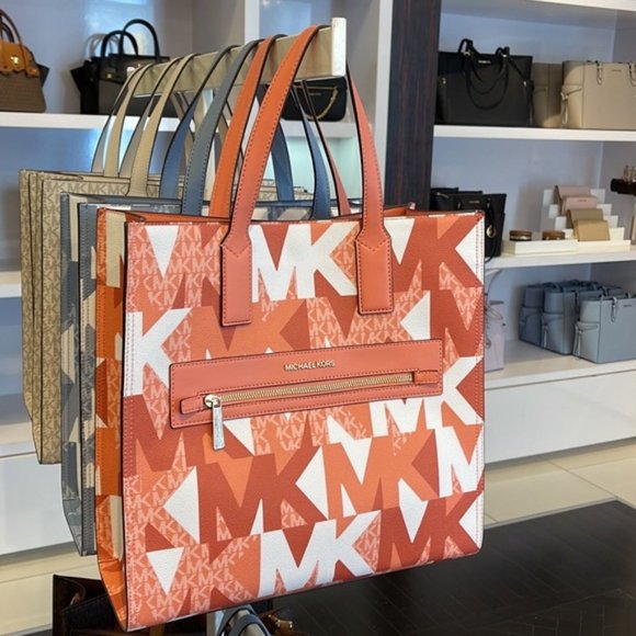 Michael Kors Kenly Large NS Tote Sherbert Multi - Picture 14 of 16